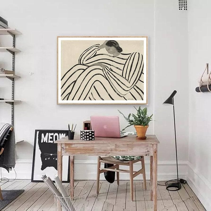 未使用 新品 インテリア 美術品 人間と象 アート北欧 思考 黒白 壁掛け壁9 未使用 新品 インテリア 美術品 人間と象 アート北欧 思考 黒白