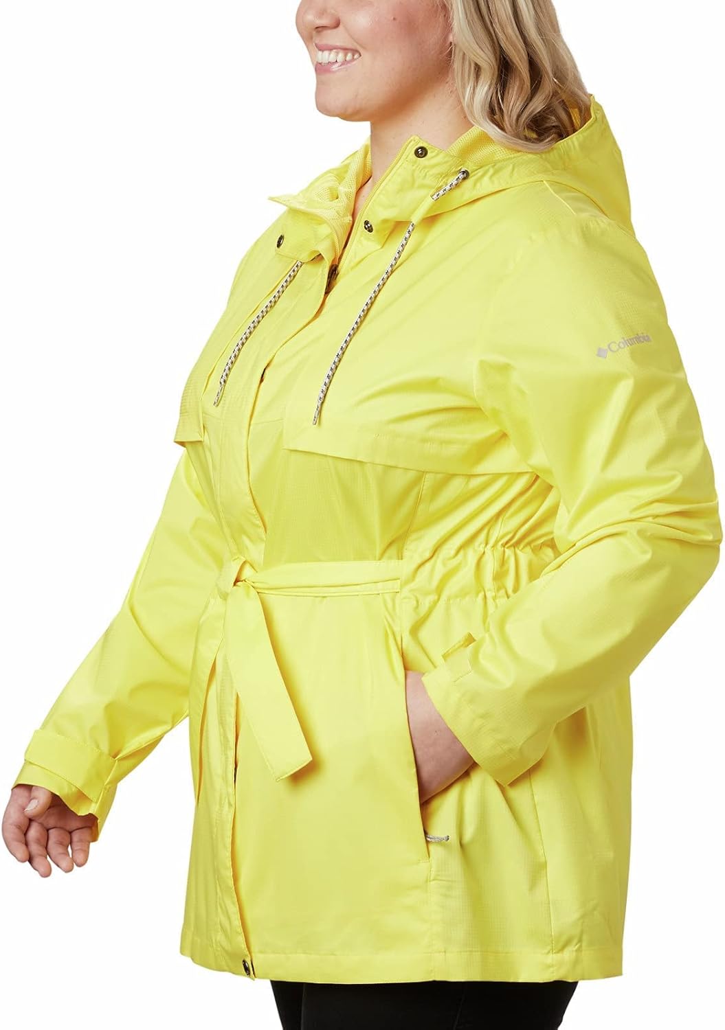 Columbia Women's Pardon My Trench Rain Jacket Buttercup 2X