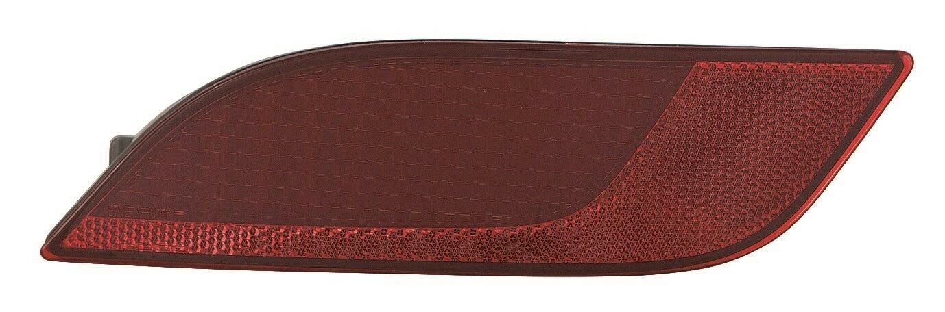 UPPARTS Rear Bumper Reflector For 2017 2018 2019 2020 2021 2022 Jeep Compass - Fits Driver Side - Rear Reflector Light Includes Lens and Housing - CAPA, ISO, DOT Compliant