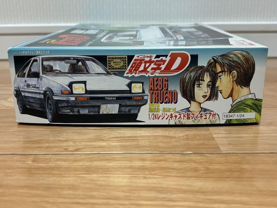 Amazon.co.jp: 1/24 ハチロク トレノ 藤原とうふ店 WITH 藤原拓海/茂木