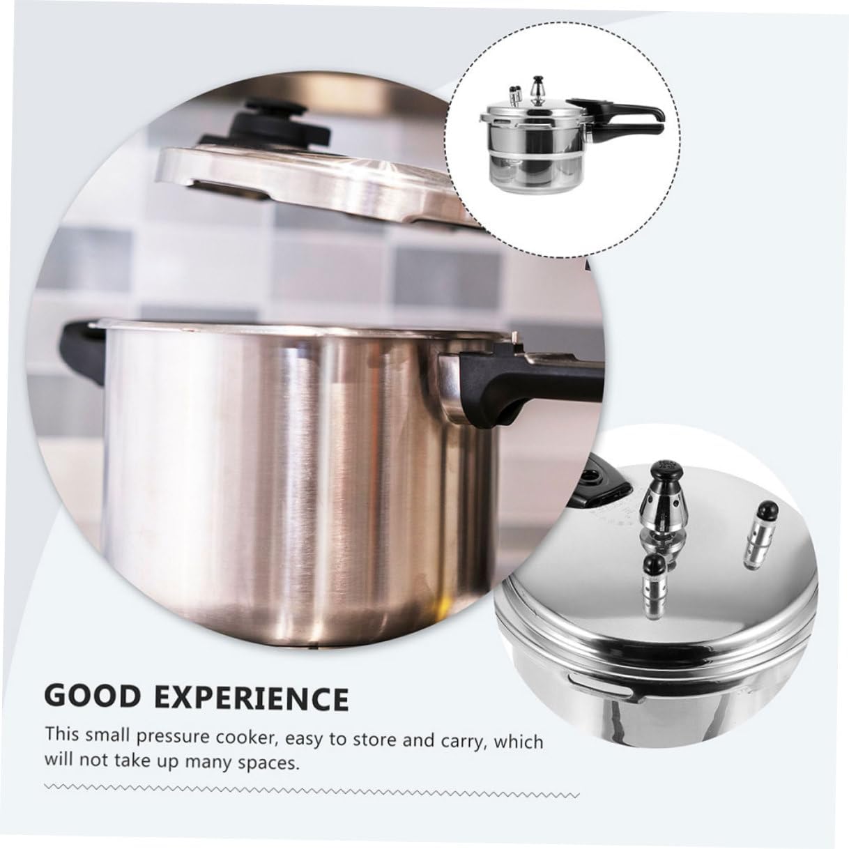 VANZACK Thickened High Pressure Cooker for Gas Stove and Induction Cooker Household Cooking Pot with Rapid Heat Conduction Uniform Heating Clean Pot for Families and Stew Cooking