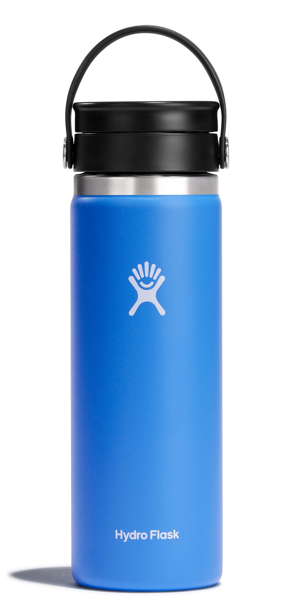 Hydro Flask Flex Sip Coffee Tumbler – Insulated Stainless Steel, Non Spill, Leak Proof Travel Coffee Cup 20 Oz Cascade Blue