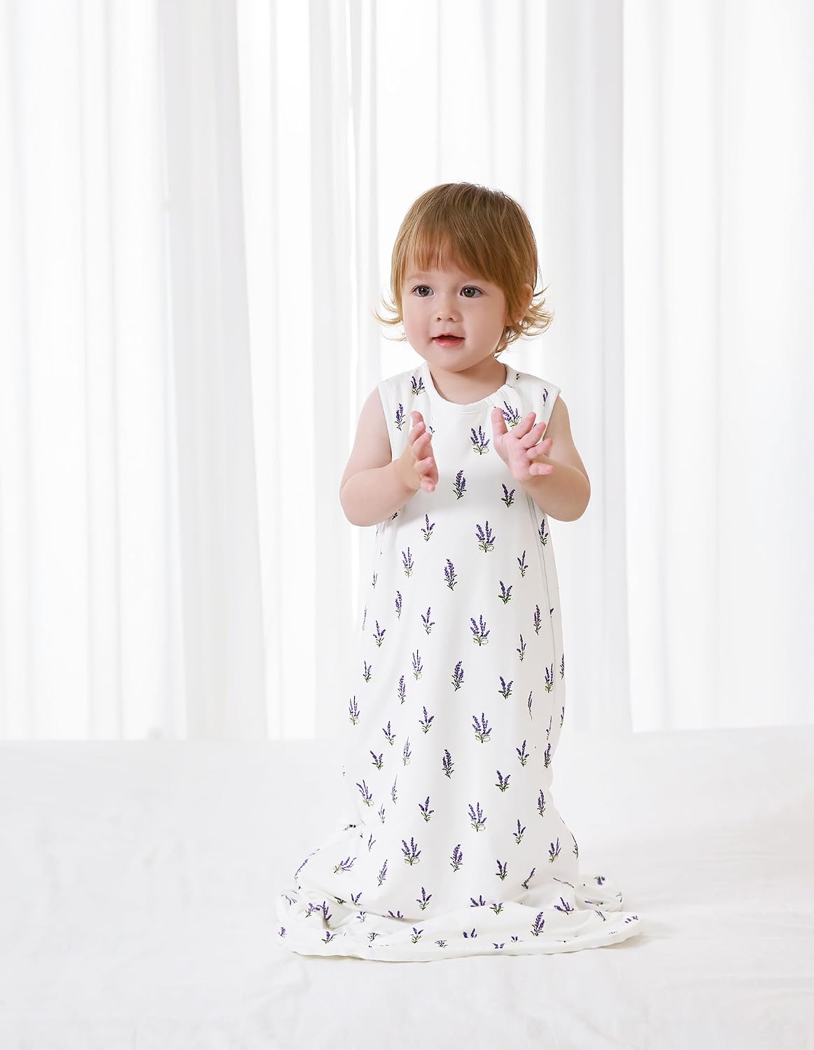 Baby Sleeveless Sleep Bag Newborn Sleep Sack 1.0 TOG Boys Girls Sleeping Sack Unisex Rayon Wearable Blanket