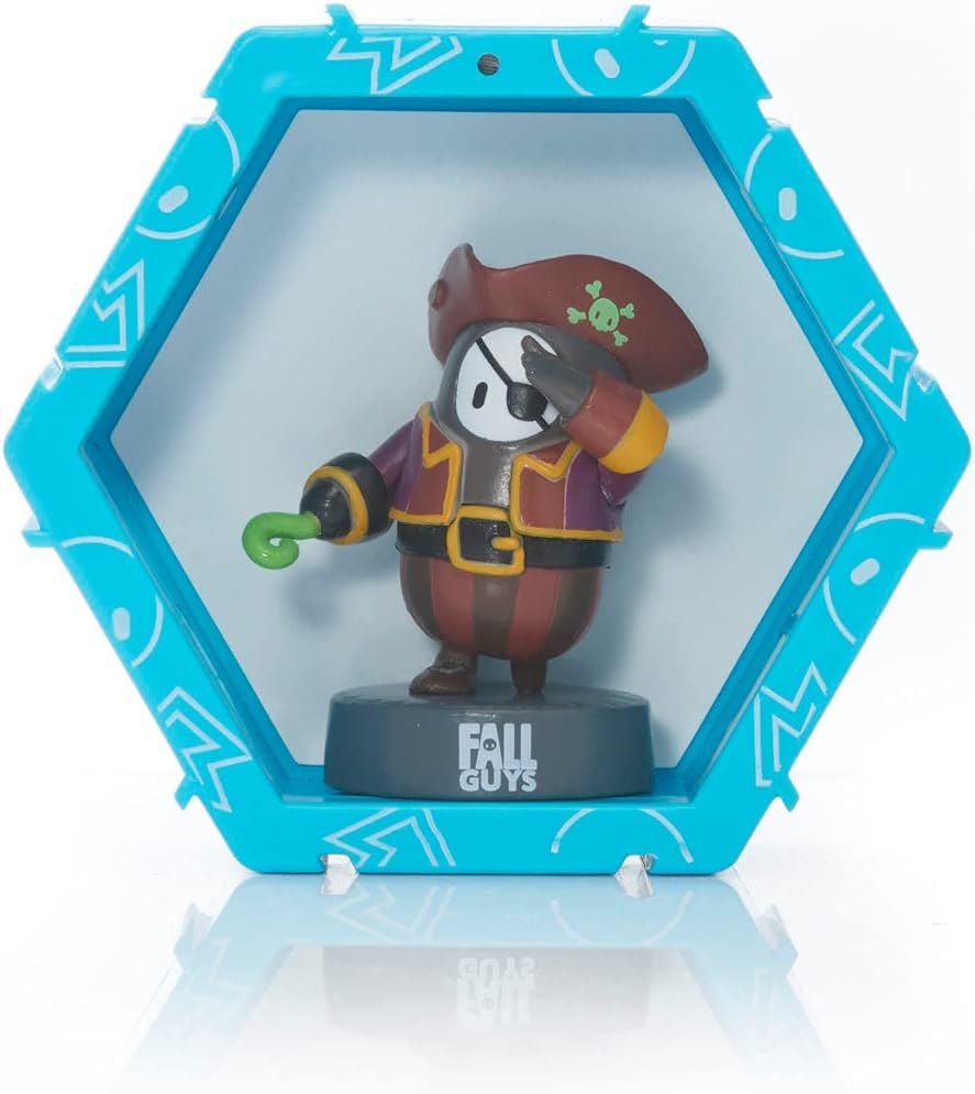 Fall Guys: Ultimate Knockout - Ecto Pirate Light-up Bobble-Head Figure | Official Merchandise, Collectibles, Toys and Gifts | For Fall Guys Fans