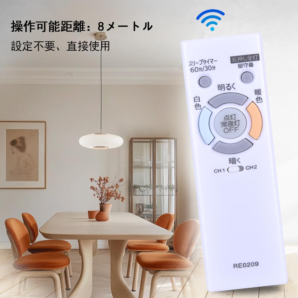 Amazon.co.jp: CLVIZCXOM RE0209 照明器具用リモコン for NEC LED