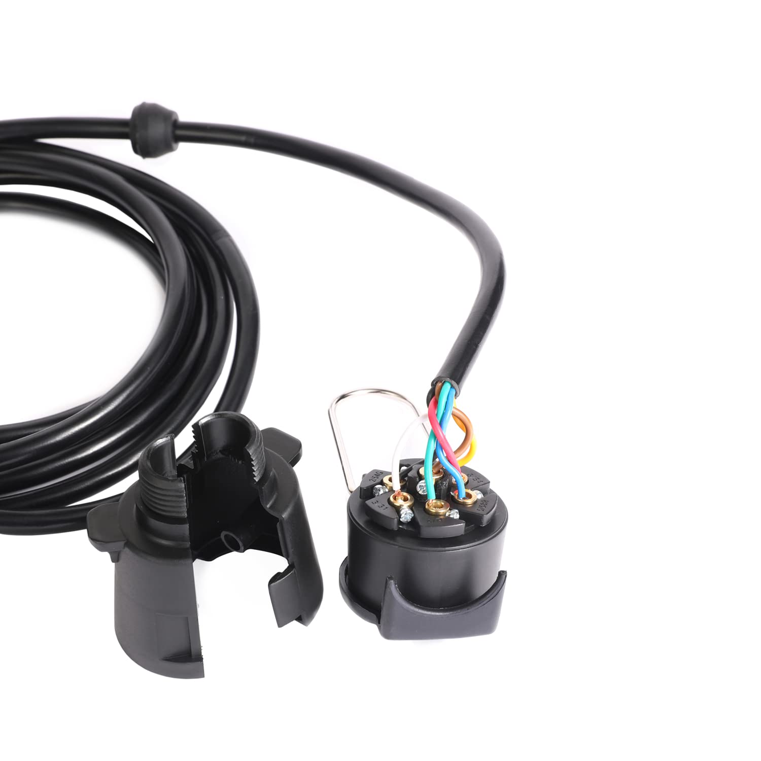 Cavo Rimorchio 7 Poli 3,5M, Cavo Rimorchio Impermeabile 12V, con Spina Presa 7 Poli Rimorchio Cavo, per Caravan Camion Trattori RV Auto Trattore Rimorchio Cavo (3,5M Rimorchio Cavo 7 Poli)