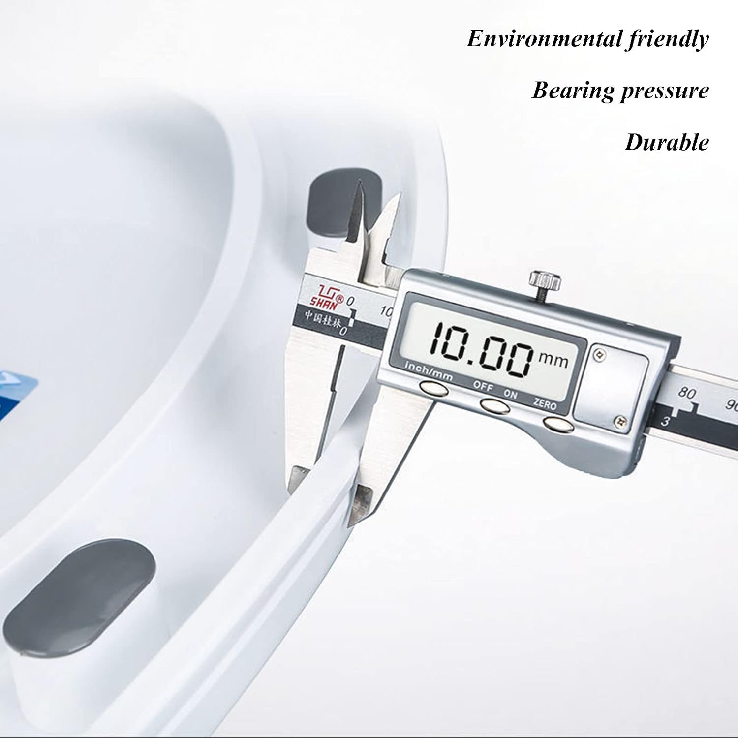 Asiento de inodoro de cierre Suave, Universal, de polipropileno, con dispositivo Ajustable.