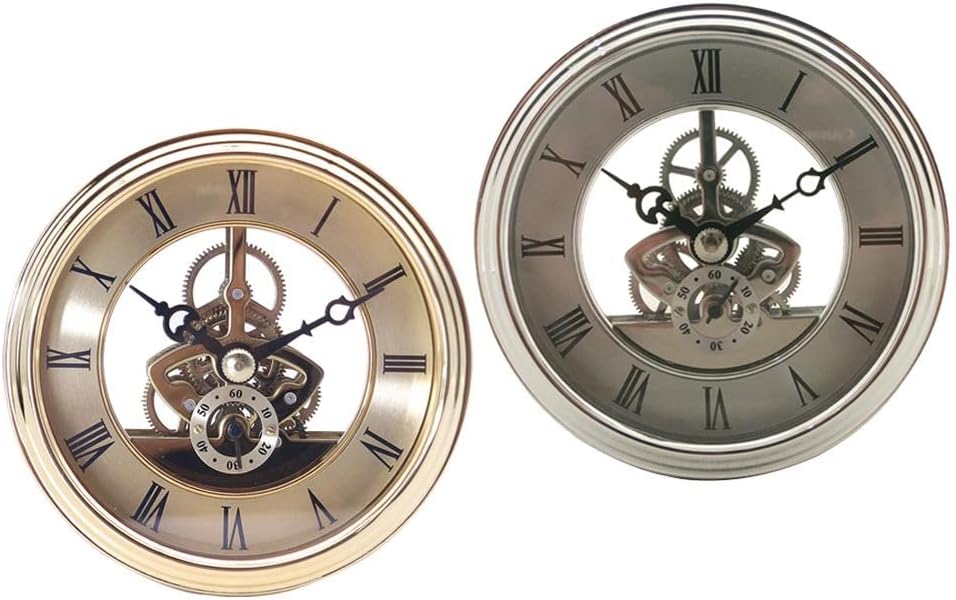 CALANDIS™ 2 Pieces Dial Roman Numeral Watch Quartz Clock Insert Movement DIY Parts | Watches for Parts | Parts Tools & Guides | Watches Parts & Accessories