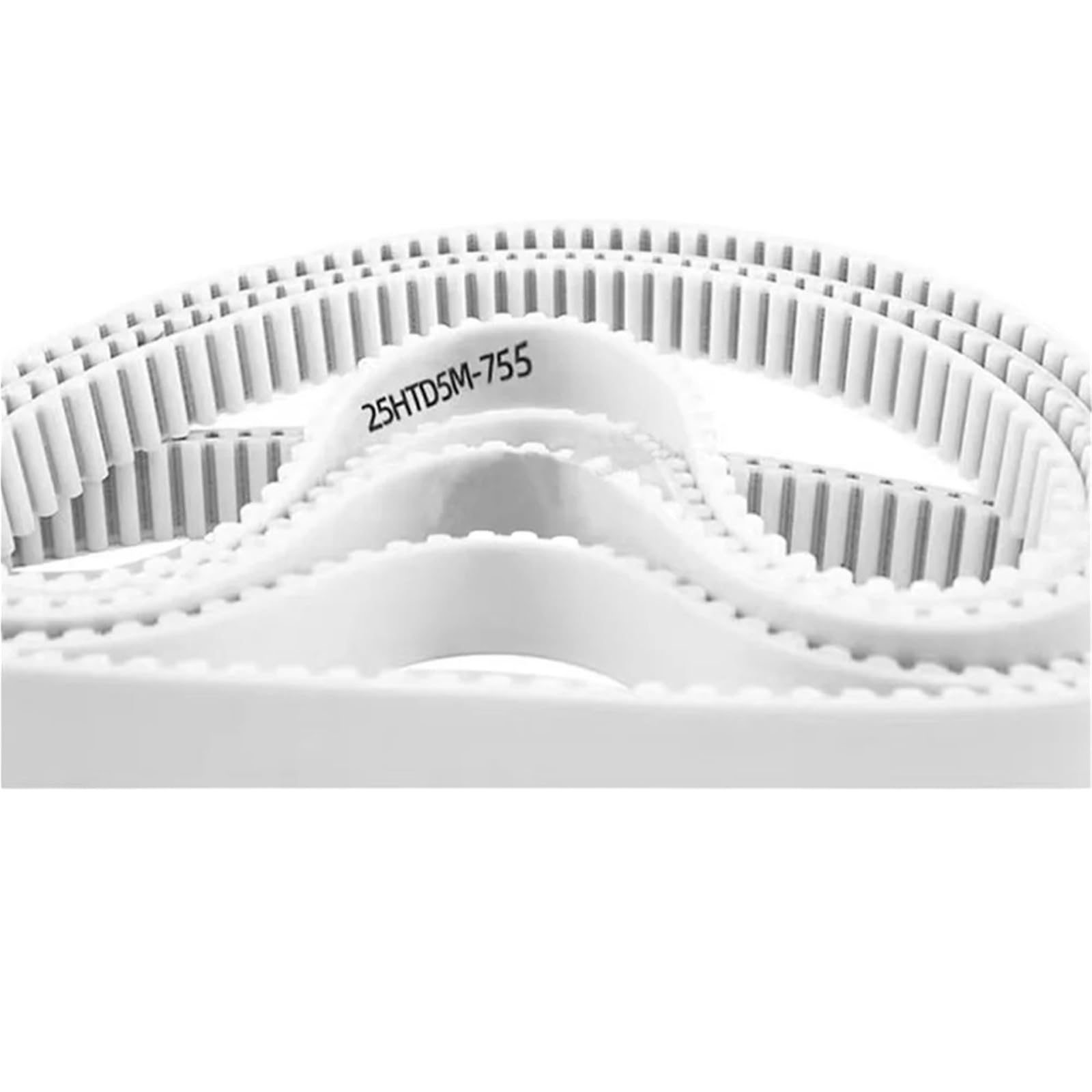 Courroie de distribution en PU HTD5M 1005mm en polyuréthane blanc durable