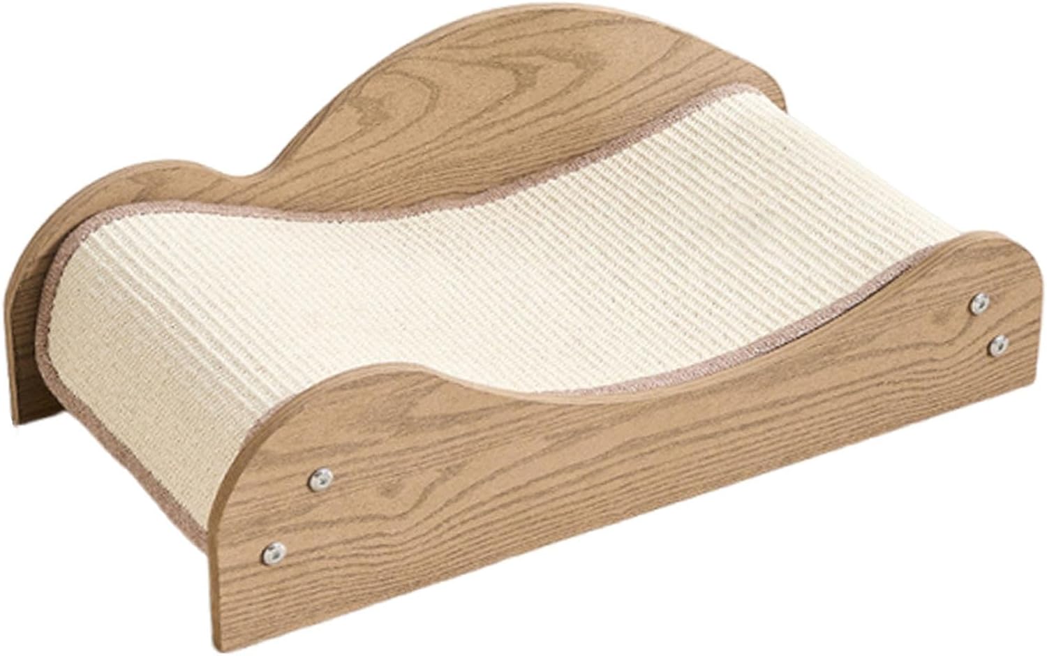 Baoblaze Cat Scratching Board Entertaining Grinding Claw Supplies Exercise Wood Interactive Toy Claw Sharpening for Indoor Cats Kitten, Style B