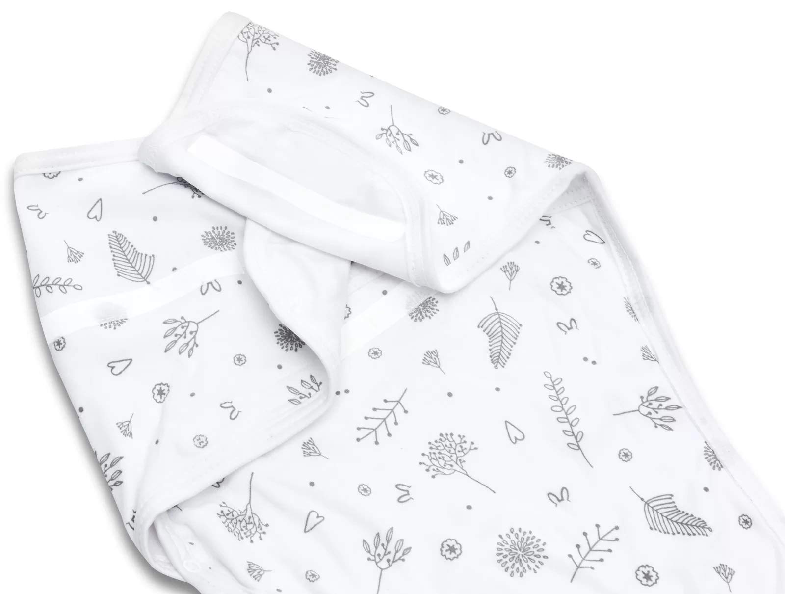 Bellochi Swaddle Neonato Sacco Nanna Neonato 0-3 Mesi – Set di 2 Coperta Avvolgenti Neonato – Certificato – Cotone Morbido e Delicato – Grigio