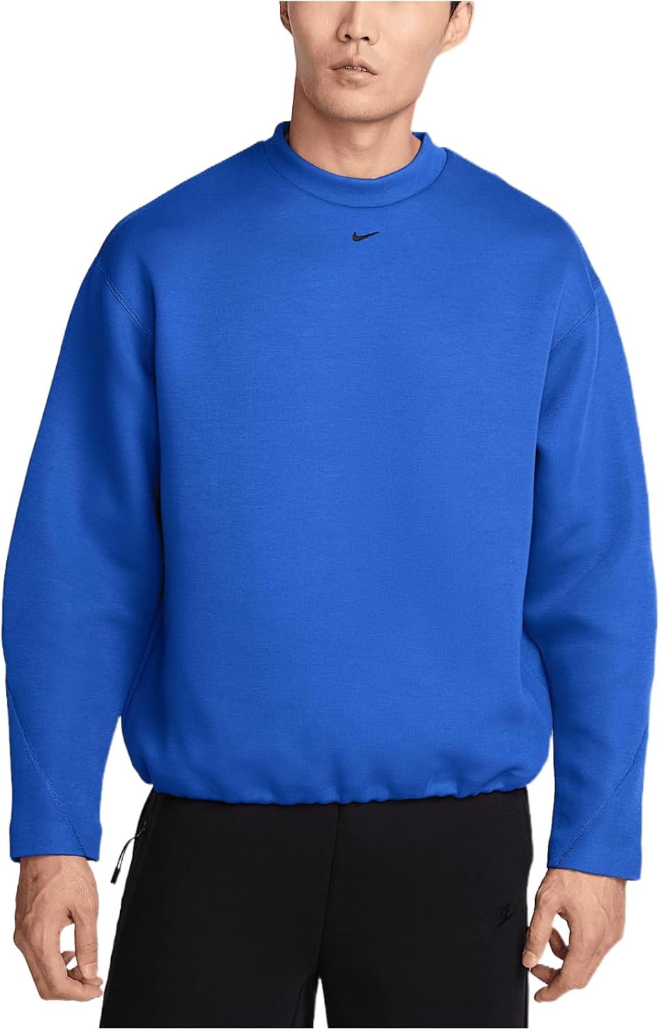 Nike Tech Men's Fleece Crew (HJ2938-480, Game Royal/Black)