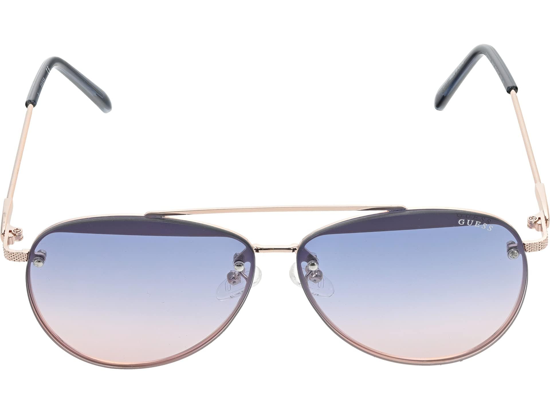 GUESS GF0386 Shiny Rose Gold/Gradient Blue One Size