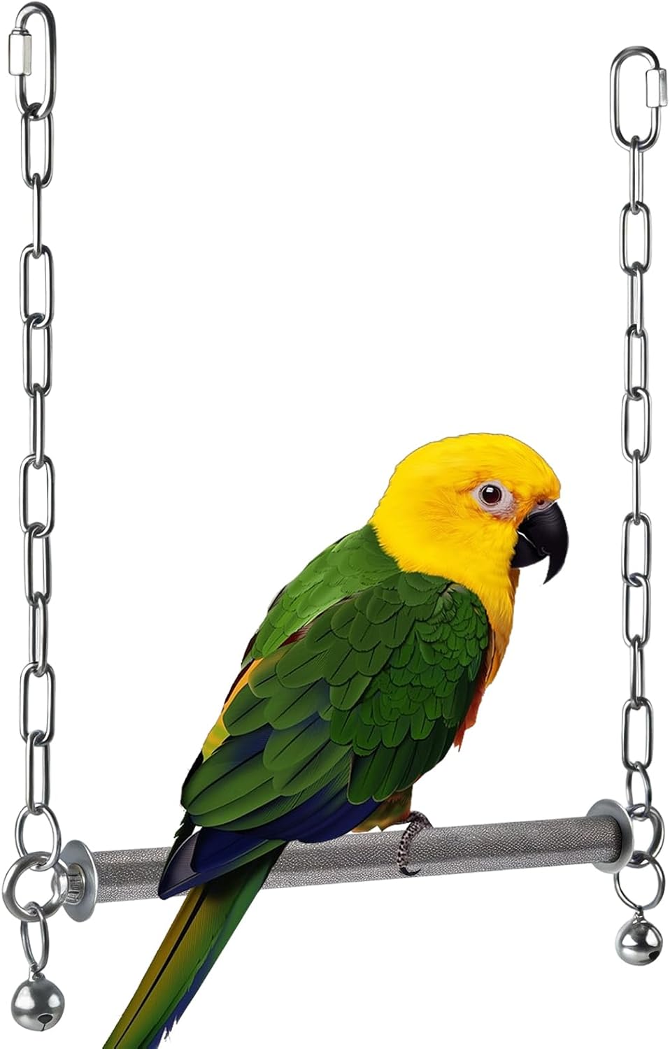 Große Vogelschaukel Edelstahl Schaukel für Vögel, 31 x 35 cm, robuste Konstruktion, einfache Befestigung Große Vogelschaukel Edelstahl Schaukel für Vögel, 31 x 35 cm, robuste Konstruktion, einfache Befestigung