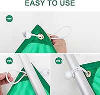 Vista 7 de 50 cuerdas elásticas de bolas blancas, cuerda elástica resistente de 6 pulgadas para exteriores con bolas, bolas elásticas de lona para refugio