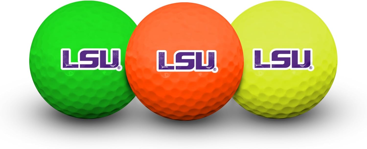 Team Effort Multi-Color Golf Balls Pack of 3 NCAA