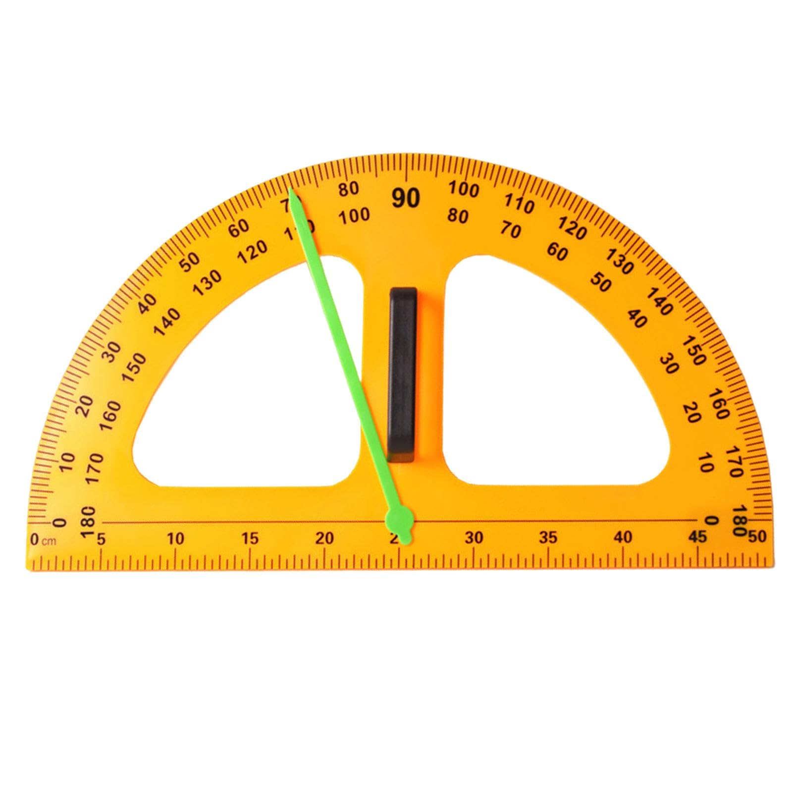 Large Teaching Protractor - Large Classroom Protractor | Digital Design Math Teaching Protractor | Oversized Teaching Compass Protractor | Erase Board Teaching Protractor for Engineer Dry Erase Board