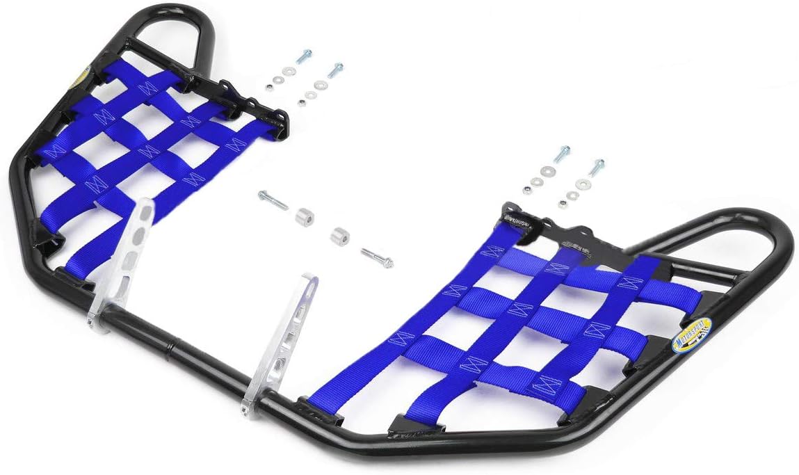 ATV Nerfbars Black Bars/Blue Nets Replacement for Yamaha Warrior 350 YFM 350X