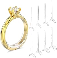 Vista 1 de Ring Sizer Adjuster for Loose Rings, 16 Pack 8 Sizes Silicone Invisible Ring Size Reducer Guards Spacer Resizer for Men Women Wide Band, Ring Clips