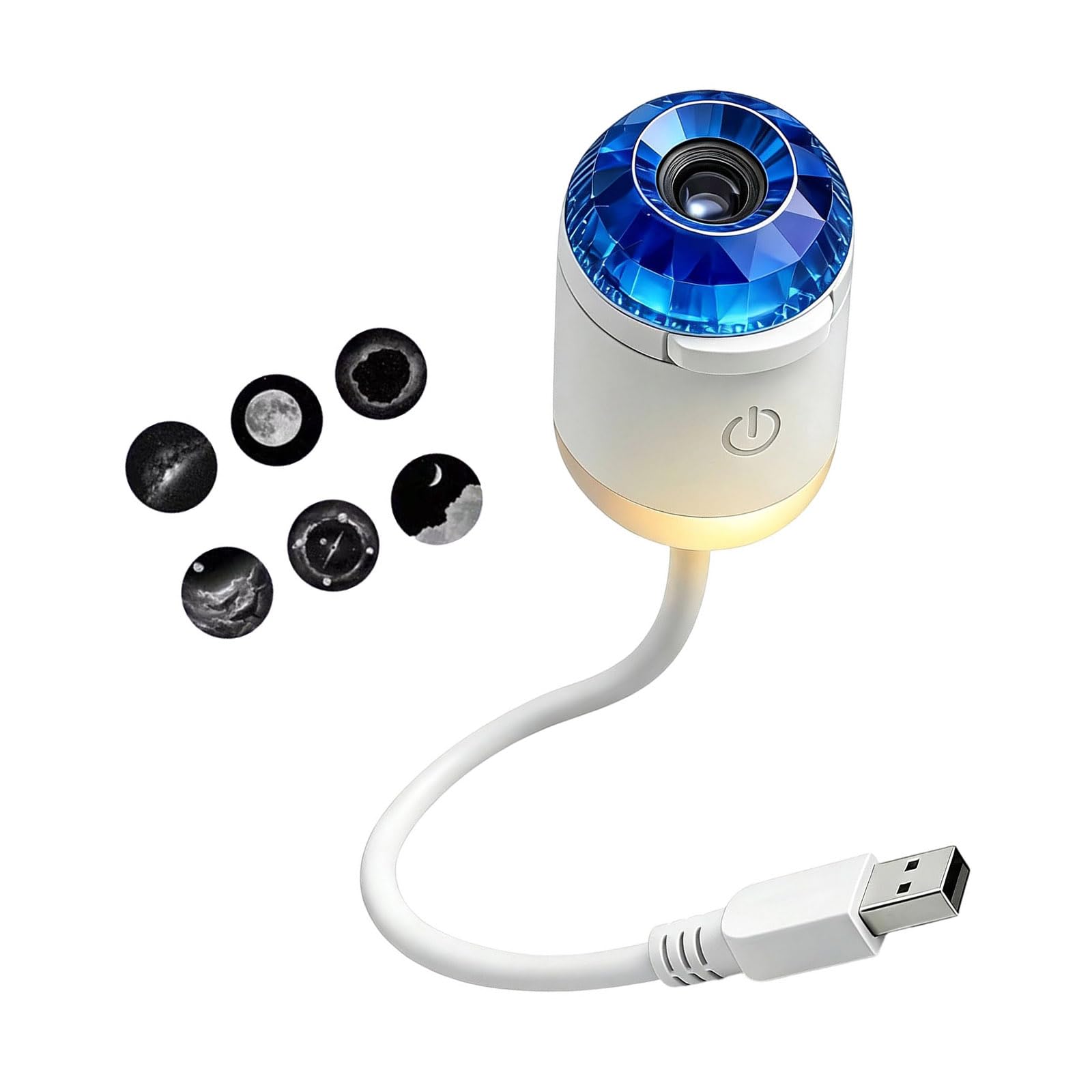 Drtlpmb A Room Decor Projector Lamp, Usb Night Glow Device, Bedside Bedroom Starry Ccent, Portable Plug In Setup Star Projector Lamp Bedside Soft Light Usb Mood Lighting
