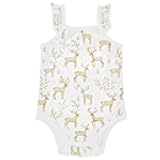 miaozhen Baby Inner Clothes Soft for Baby 0-24 Months Reindeer White Gold nacidos accesorios ninas