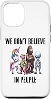 Vista 1 de Funda para iPhone 14 Unicornio Bigfoot Dinosaurio Alien Misteriosos Seres Legendarios