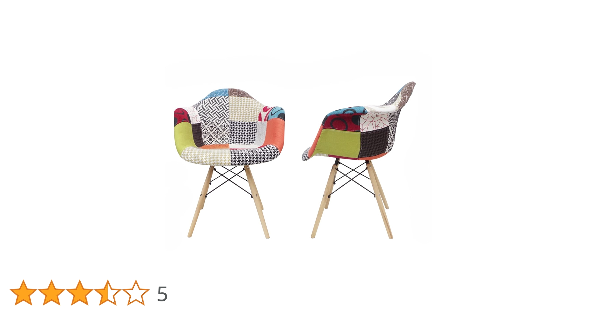パッチワークチェア チェック柄 ダークグレー Amazon｜【WNJAPAN】イームズ チェア パッチワーク DAW Eames