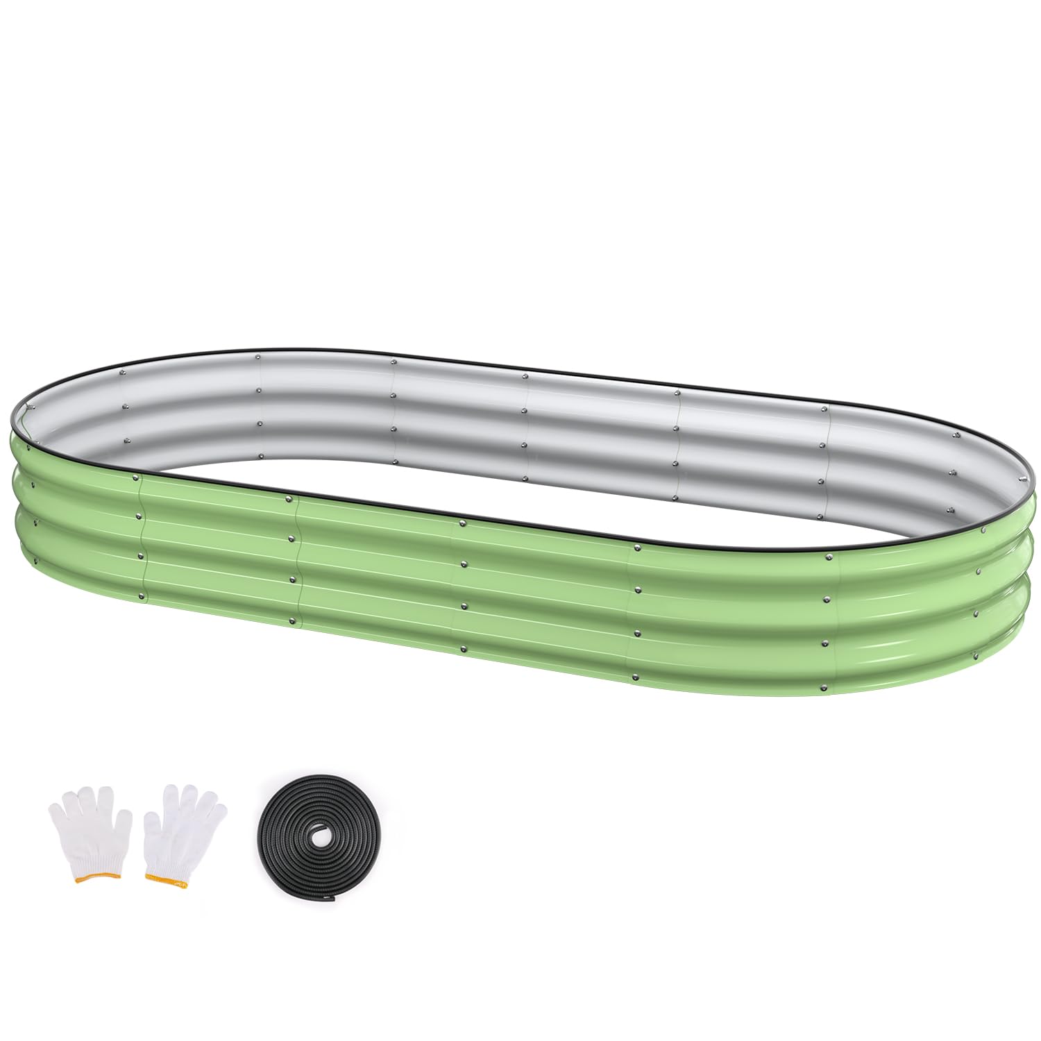 Patiobay Galvanized Raised Garden Bed