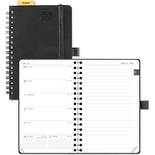 POPRUN Pocket Planner 2026-2027, Small Pocket Calendar for Purse 4" x 6.25"