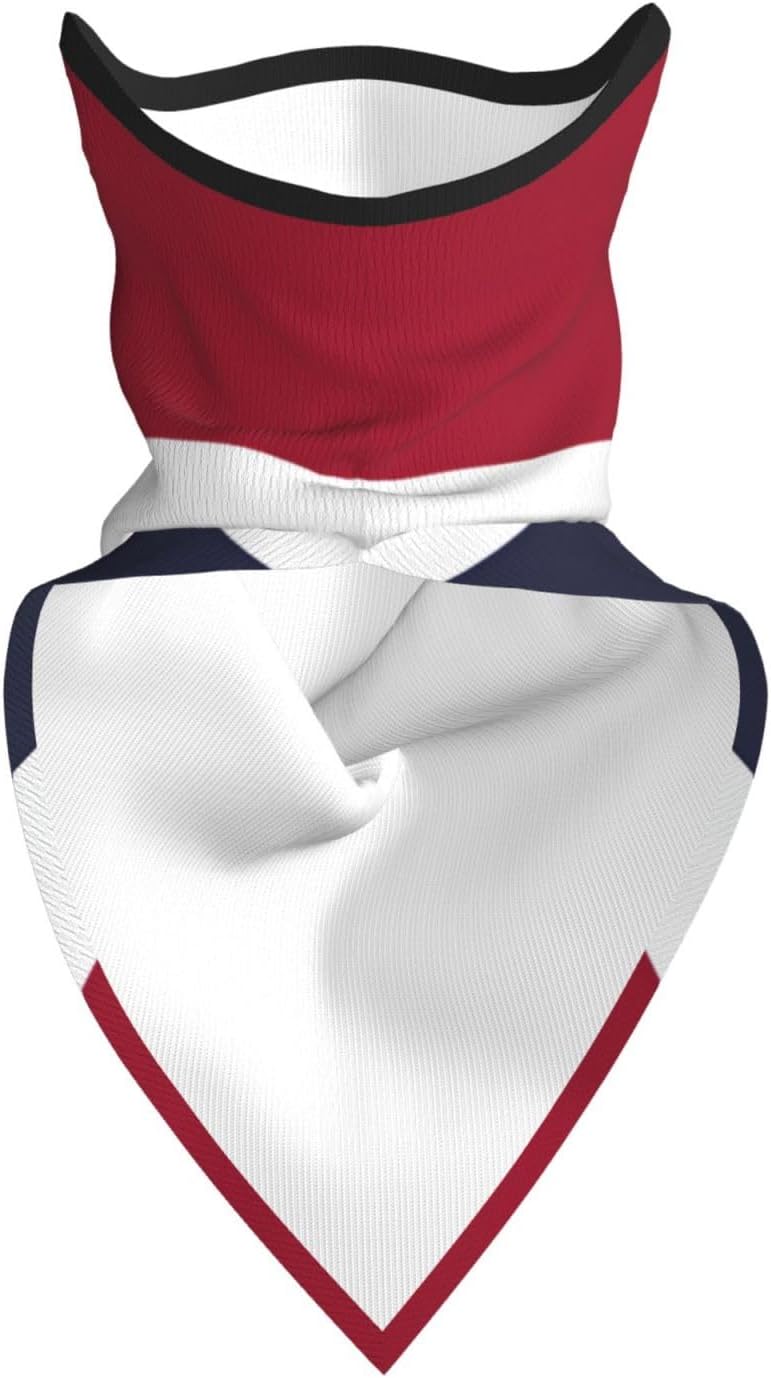 Protection Neck Gaiter Face Cover Thailand Flag Balaclava Scarf Mask, Windproof Breathable Sun Shield for Men Women, Skiing Hiking Cycling Outdoor Sports