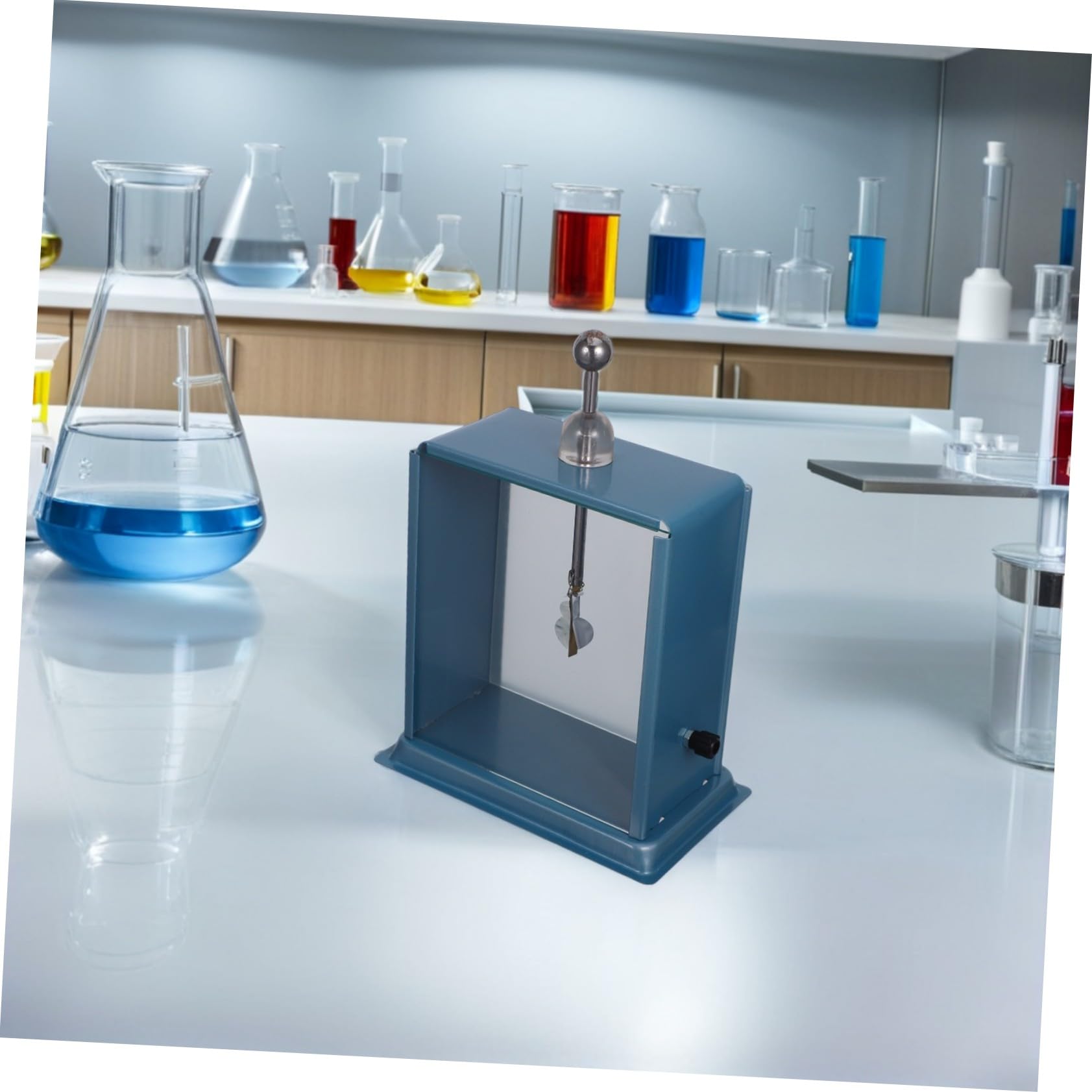 Zerodeko Electrómetro de Lámina de Hierro Medidor de Electricidad para Experimentos de Física Aulas Equipo Científico para Demostraciones de Cargas Estáticas