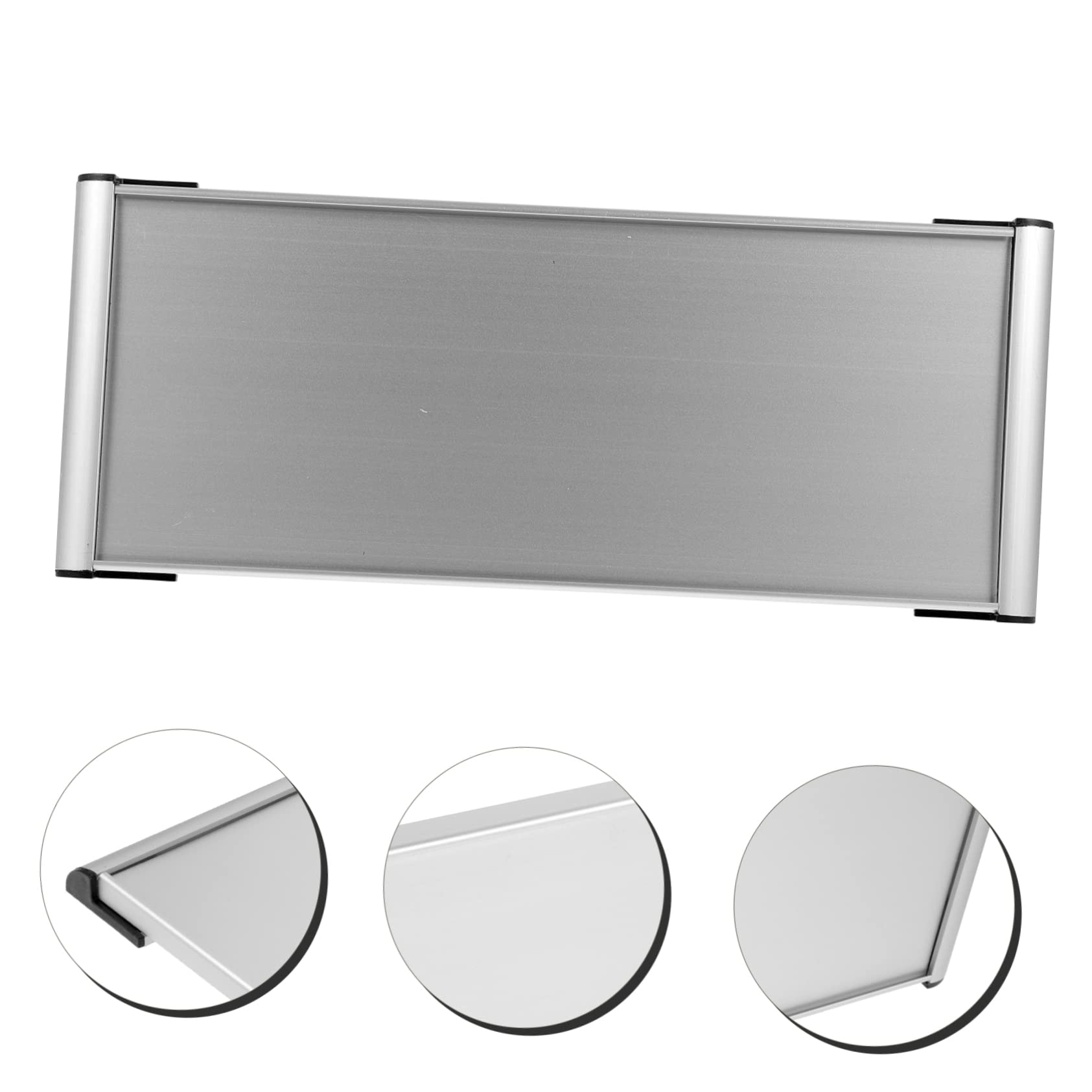 Angoily 6 Piezas Placa Identificativa de Resistente para Puerta de Oficina Doble Cara Personalizable para Señalización Empresarial y Departamentos