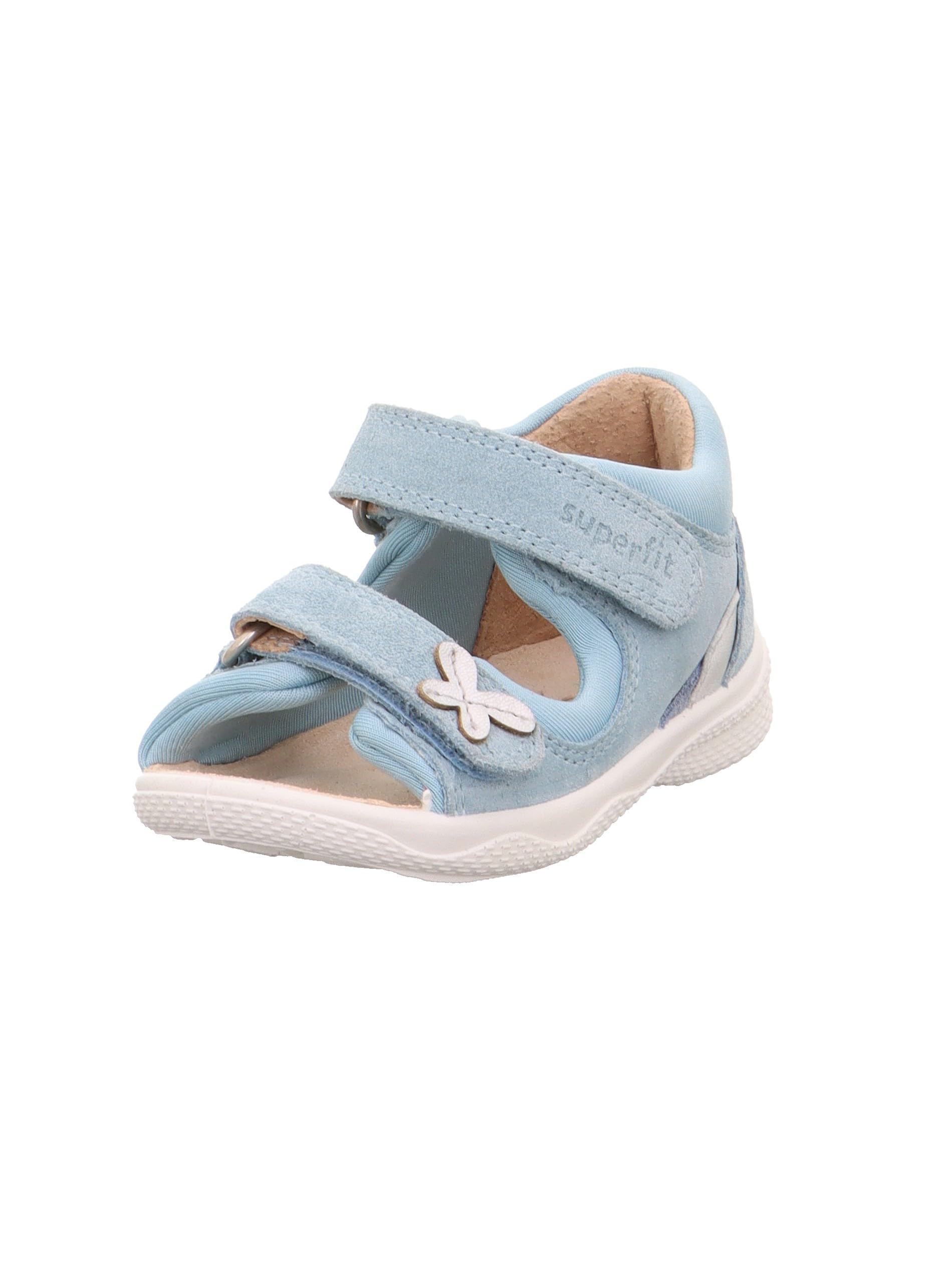 Superfit Girls' Polly Sandals, Light blue 8400, 20 EU