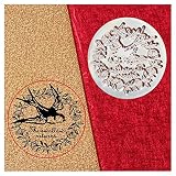Saturey Sceau Tampon Tampons de Joint de Cire 35 mm de Grande Taille rétro Artisanat métallique enveloppe remplaçable enveloppe d'invitation de Mariage enveloppe de Cadeau de Cadeau (Color : 8)