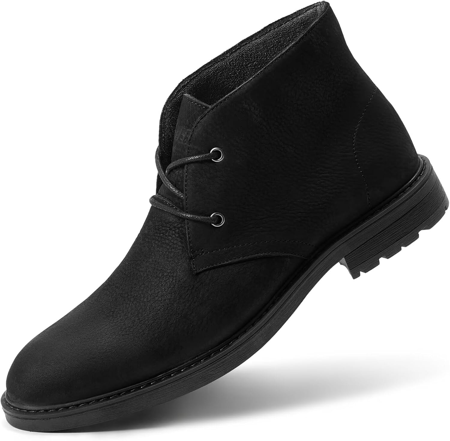 Arkbird Chukka Boots for men, Grainy Leather Lace-up Ankle Boot Fashion and Comfort Casual Oxfords