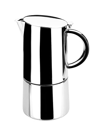 LACOR - 62054 - Cafetera Express Moka INOX. 4 Tazas
