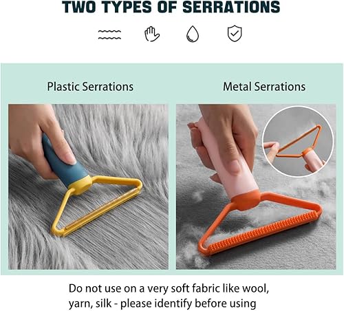 Miniatura 5 de Removedor de pelo de mascotas portátil, limpiador de doble cabezal para alfombras, automóviles y pelos, limpiador de alfombras, removedor de pelusa