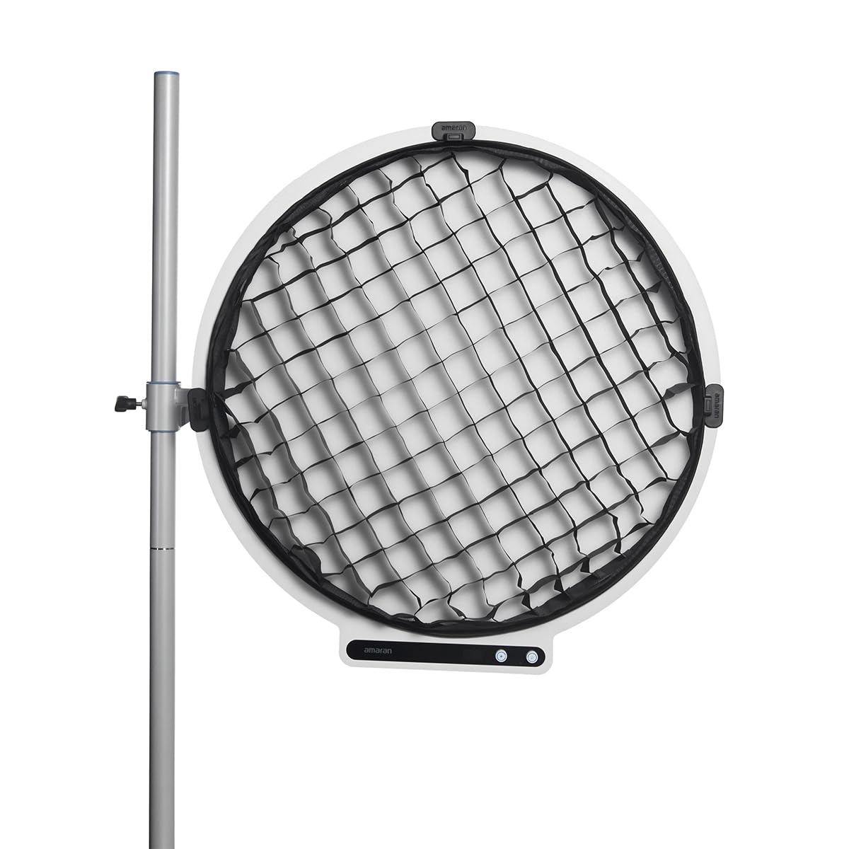 amaran Verge Max - Griglia di controllo della luce a clip per pannello circolare con controllo della luce a 45 gradi, colore: nero