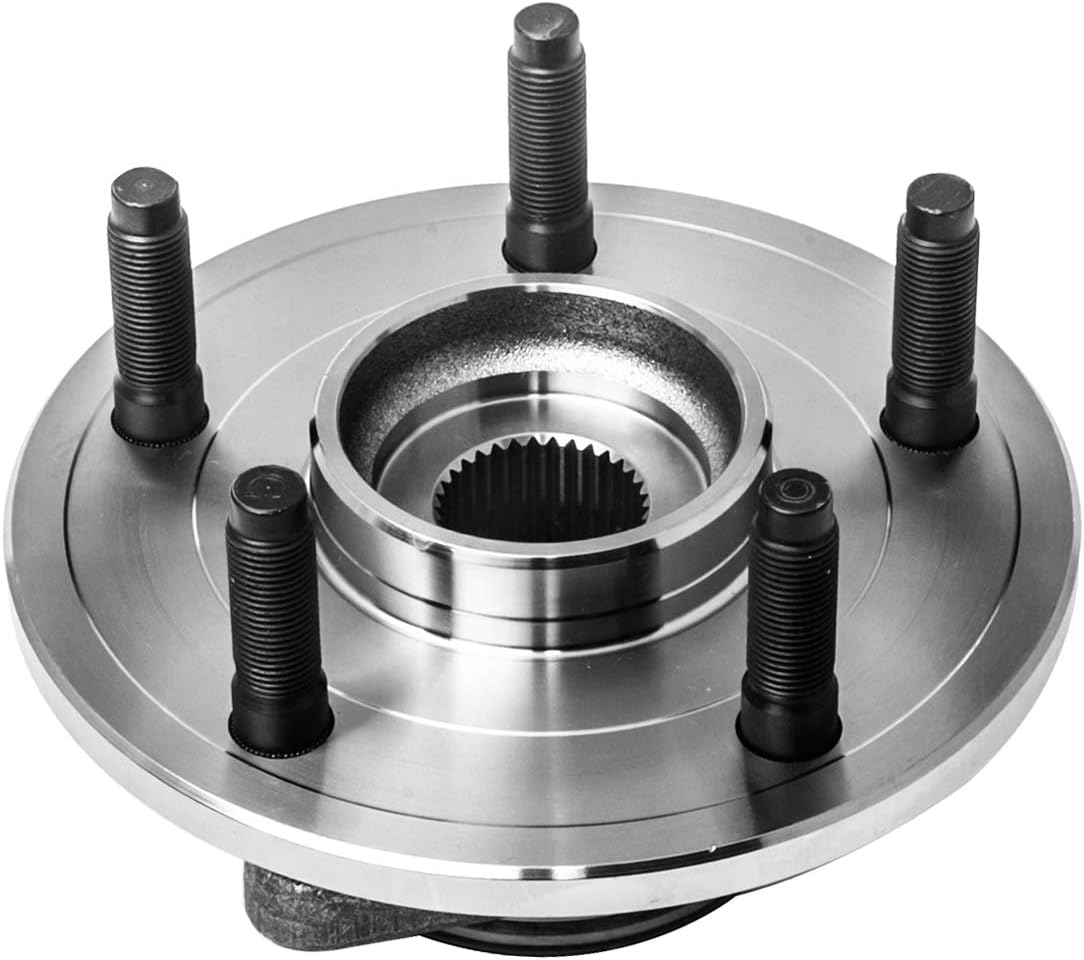 Front Wheel Hub and Bearing Assembly Left or Right Compatible 2002-2008 Dodge Ram 1500 AUQDD 515072 [ 5 Lug ; 2-Wheel ABS Models Only](Without ABS sensor)