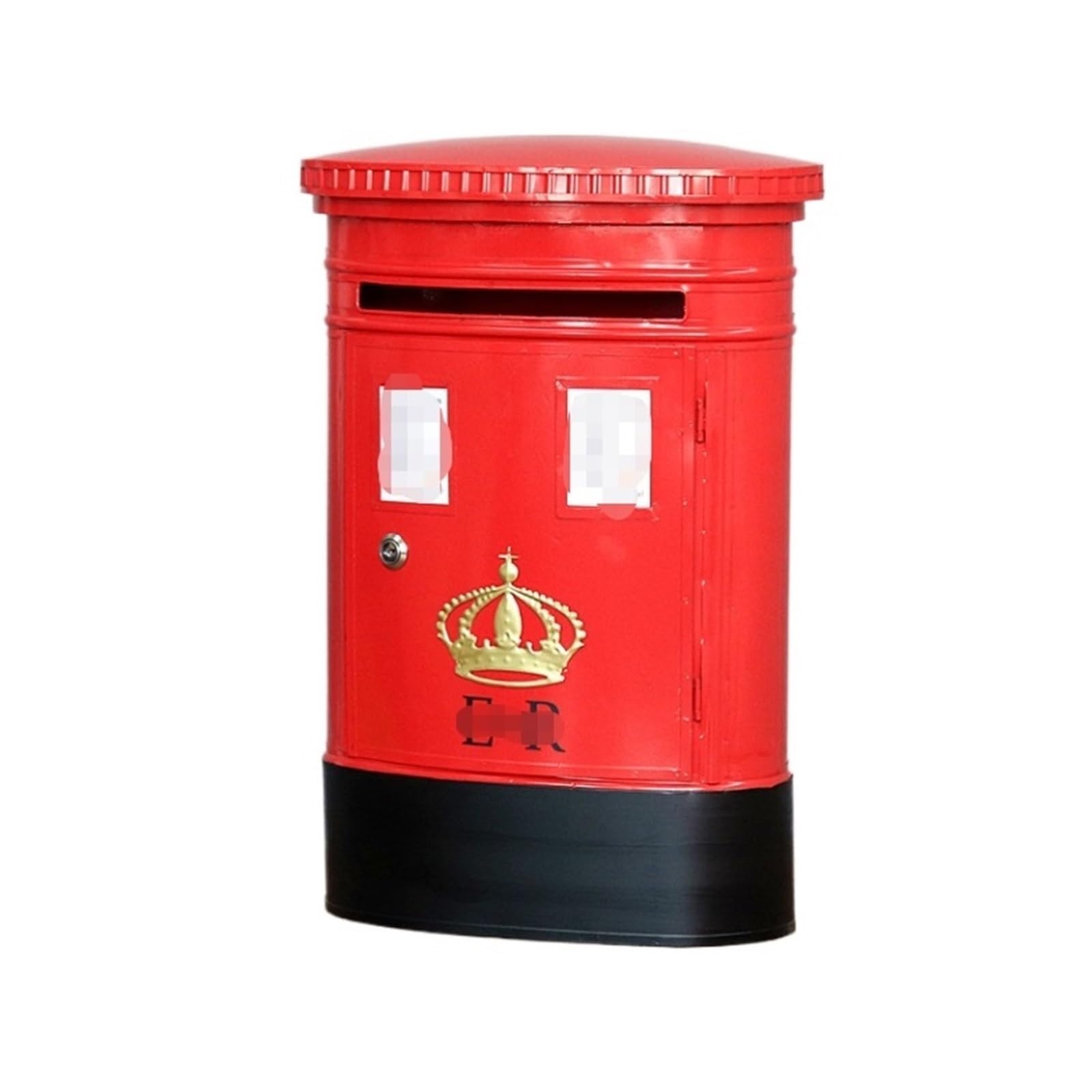Outside Postbox Post Box Lockable Weatherproof Outdoor Mailbox For Home Use Garages Walls Gates Letterbox For Wall(Rosso)