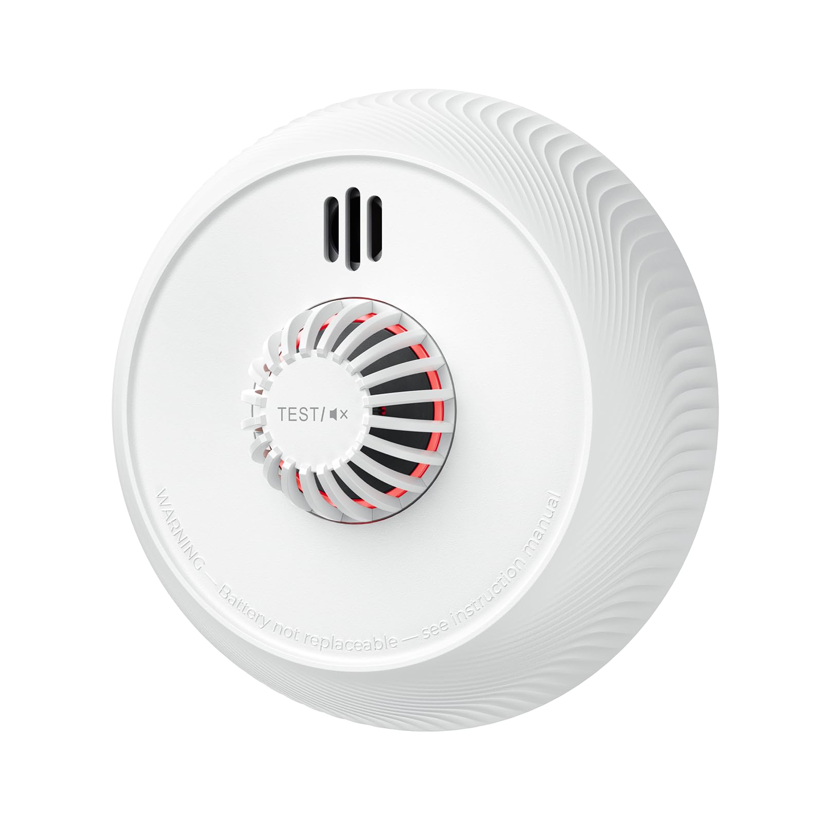 AEGISLINK Standalone Heat Alarm, 54°C Fixed Temperature Sensor, 10-Year Battery, Large Test/Silence Button, for Kitchens, Garages, and Bathrooms, AHZ-SN, 1-Pack