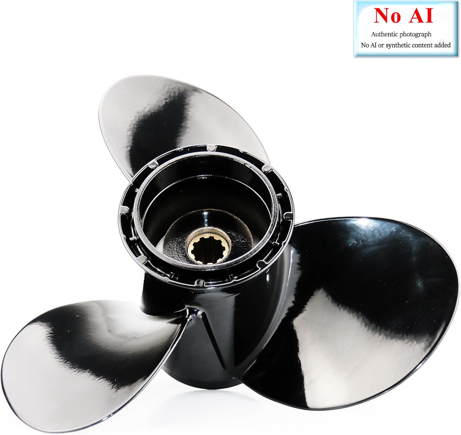 CAPTAIN Propeller fit Suzuki Outboard Engine 20hp 25hp 30hp DF25A D25R DF25 DT25C DT25 DF30A DF30 DT30C DT30 10 Tooth Spline