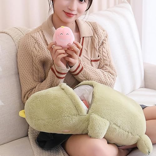 Miniatura 3 de Almohada de peluche de animales de peluche, linda bolsa de almohada de peluche (dinosaurio)