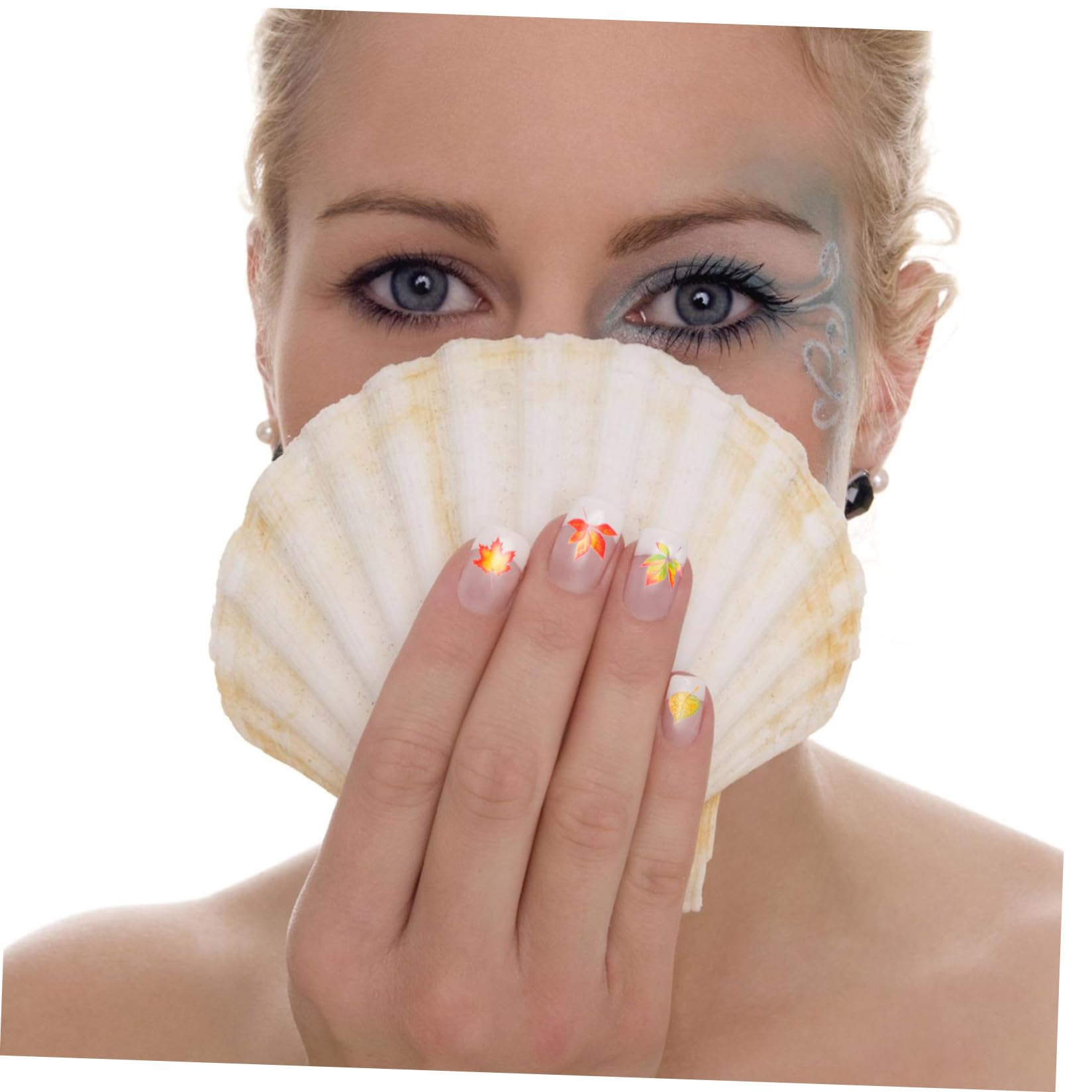 PACKOVE 3 set Decorazione Adesivi Per Unghie Adesivi Per Unghie Alla Moda Per ie Fai Da Te Decalcomanie Per ie Creative Per Nail Art Con Foglie 9 fogli*3