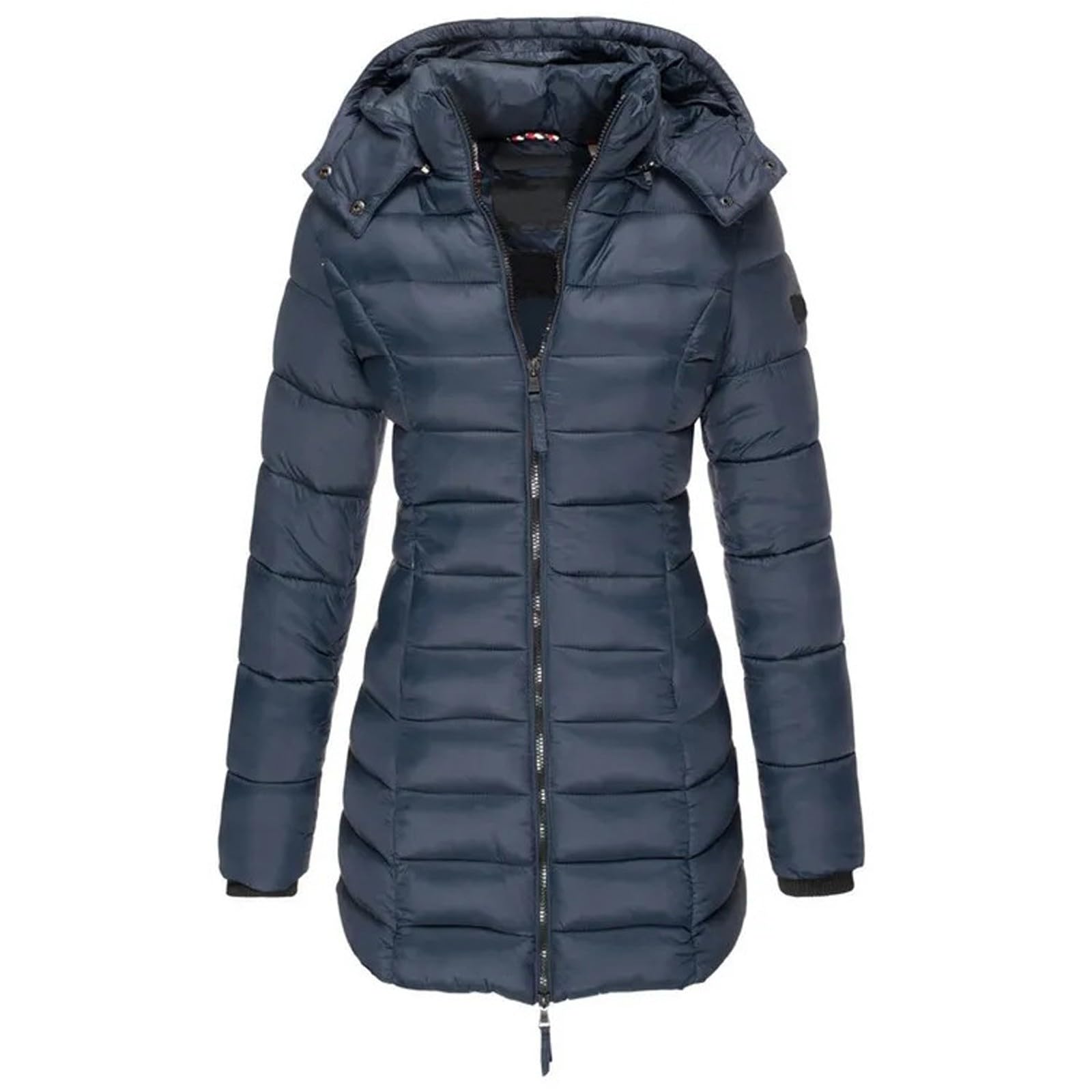 Wintermantel Damen Lang Steppjacke Mit Kapuze Daunenmantel Warm Mantel