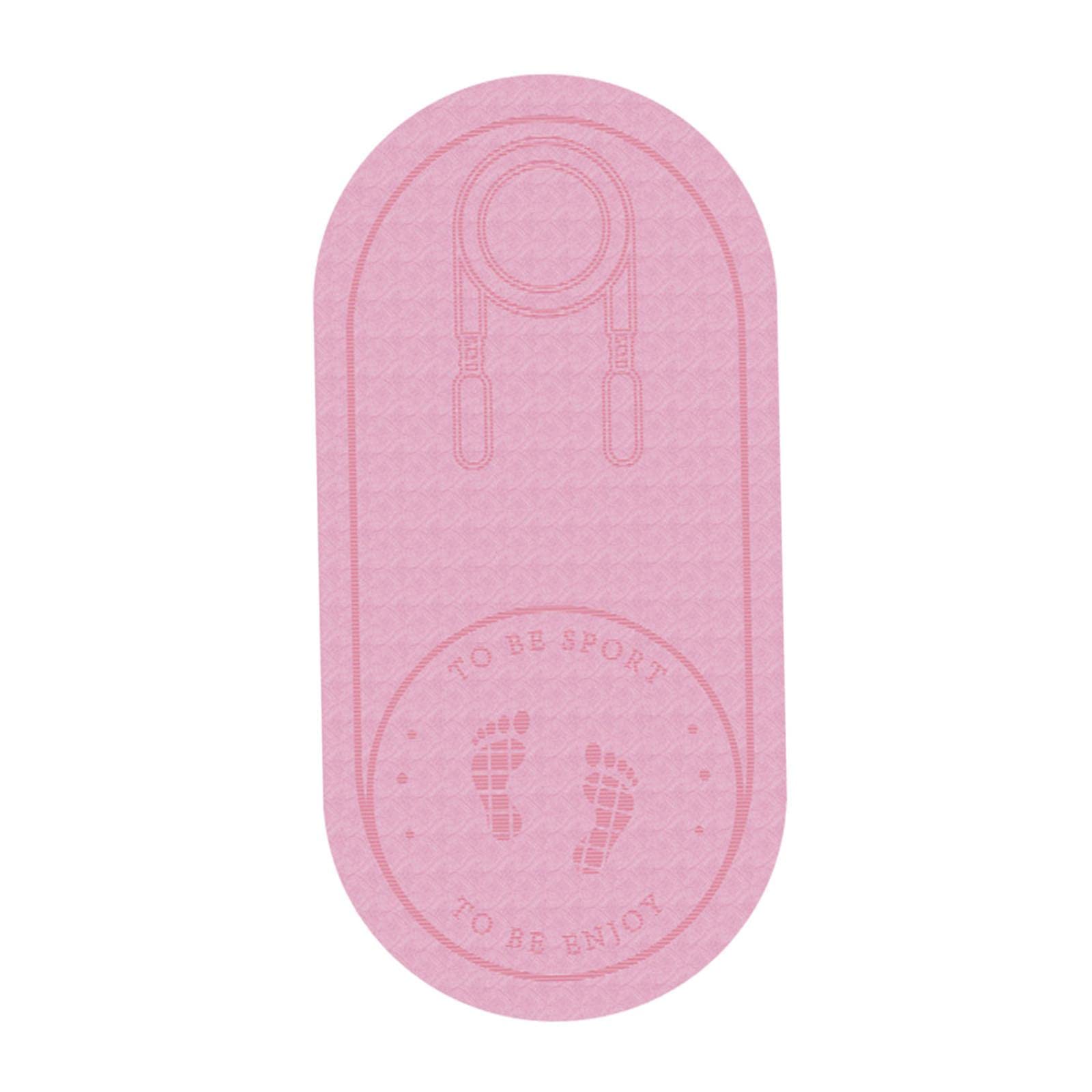 Enakshi® Non-Slip Skipping Rope Mat Yoga Joints Protector Pad 1300x610x6mm Pink|Sporting Goods | Fitness, Running & Yoga |Exercise Mats|1 Piece Skipping Rope Mat-image-37