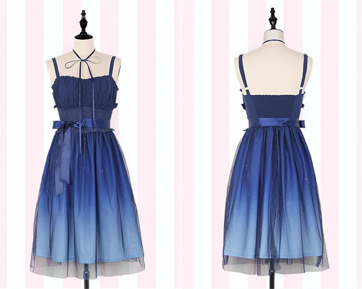 Amazon.com: Sweet Lolita Gradient Starry Sky Deep Blue Girl Sleeveless Long Dress (S): Clothing, Shoes & Jewelry Amazon.com: Sweet Lolita Gradient Starry Sky Deep Blue Girl Sleeveless Long Dress (S): Clothing, Shoes & Jewelry
