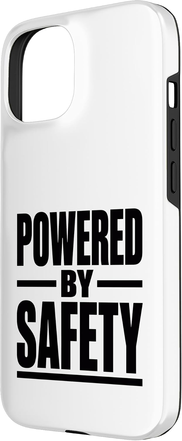 Powered by Safety - Workplace Safety Culture Campaign Gift Case for iPhone 15 image 2