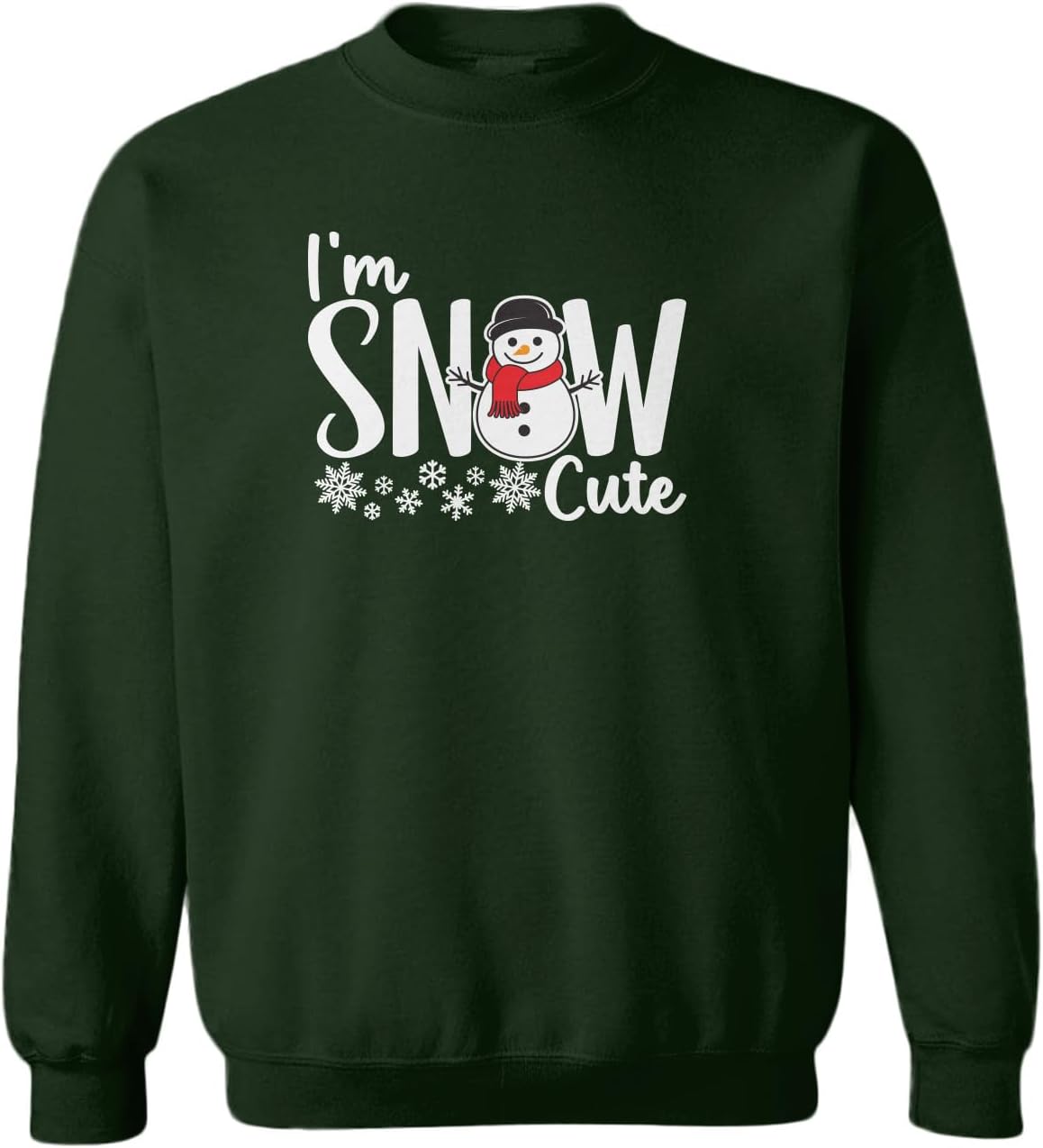 Tcombo I'm Snow Cute - Winter Christmas Toddler Fleece Crewneck Sweater