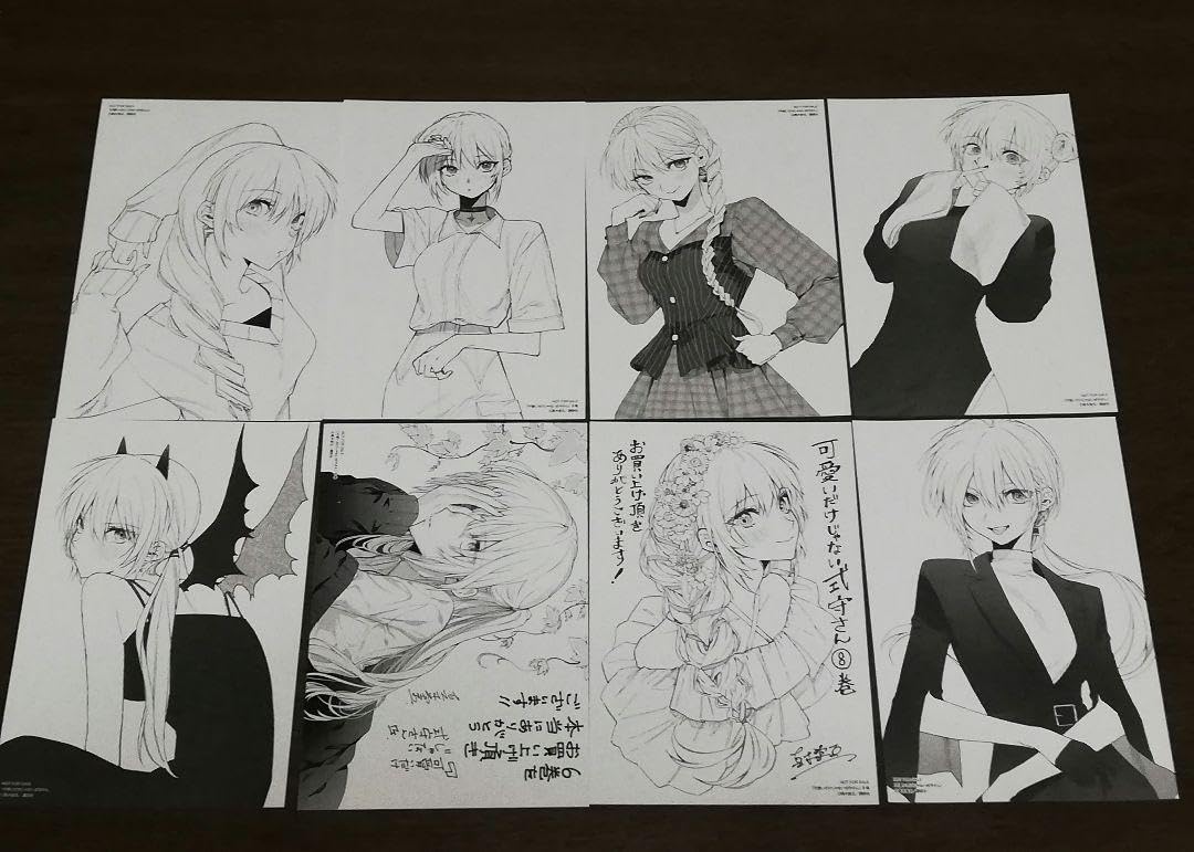 可愛いだけじゃない式守さん特典イラストカードイラストペーパー7種
